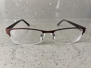 Eyebuydirect Mark 54-18-145 C1 Coffee Brown Metal Eyeglasses FRAMES ONLY